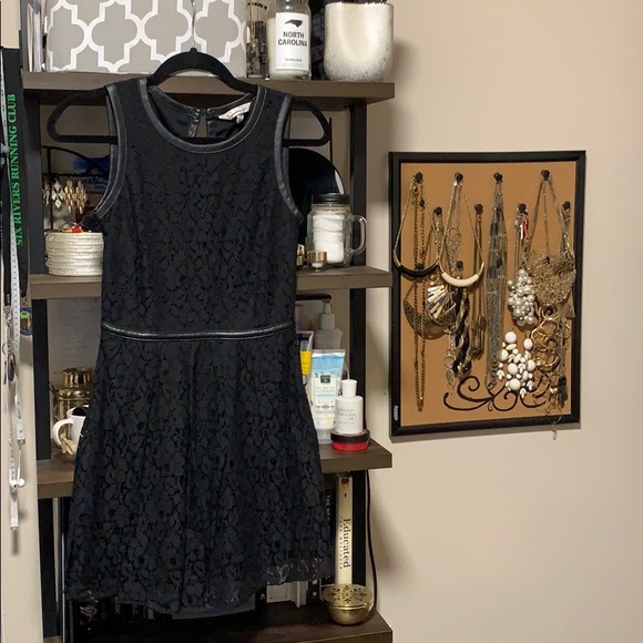 Black Lace A Line Dress - Picture 1 of 3